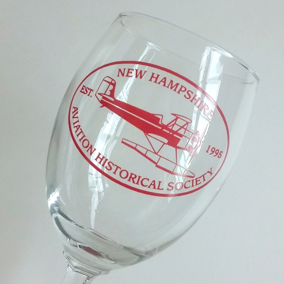Vintage Aviation Wine Glasses Set of 2 - Picture 2 of 12